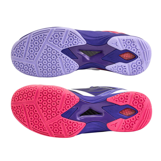 WHITE/ PURPLE VELVET/ORCHID