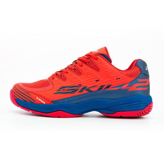 POPPY RED / COBALT