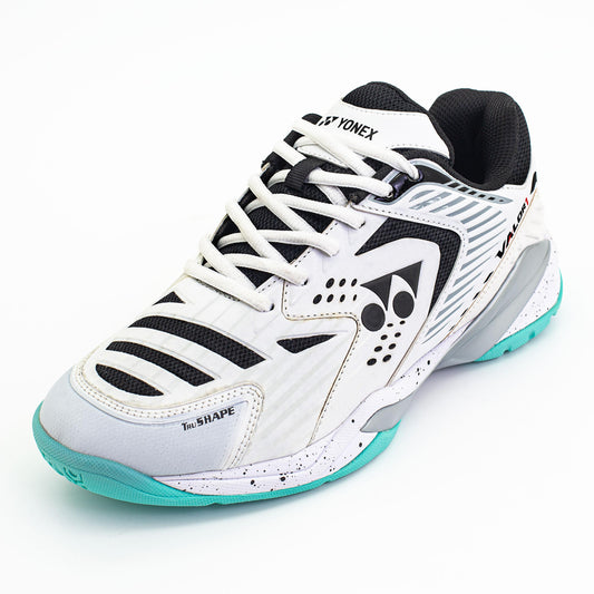 WHITE / BLACK / AQUA BLUE