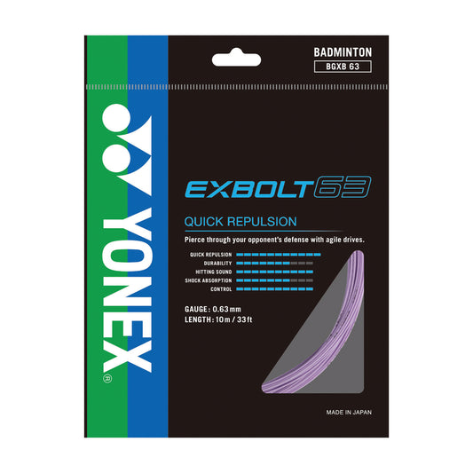 Yonex Badminton String EXBOLT 63