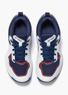 WHITE/NAVY/RED