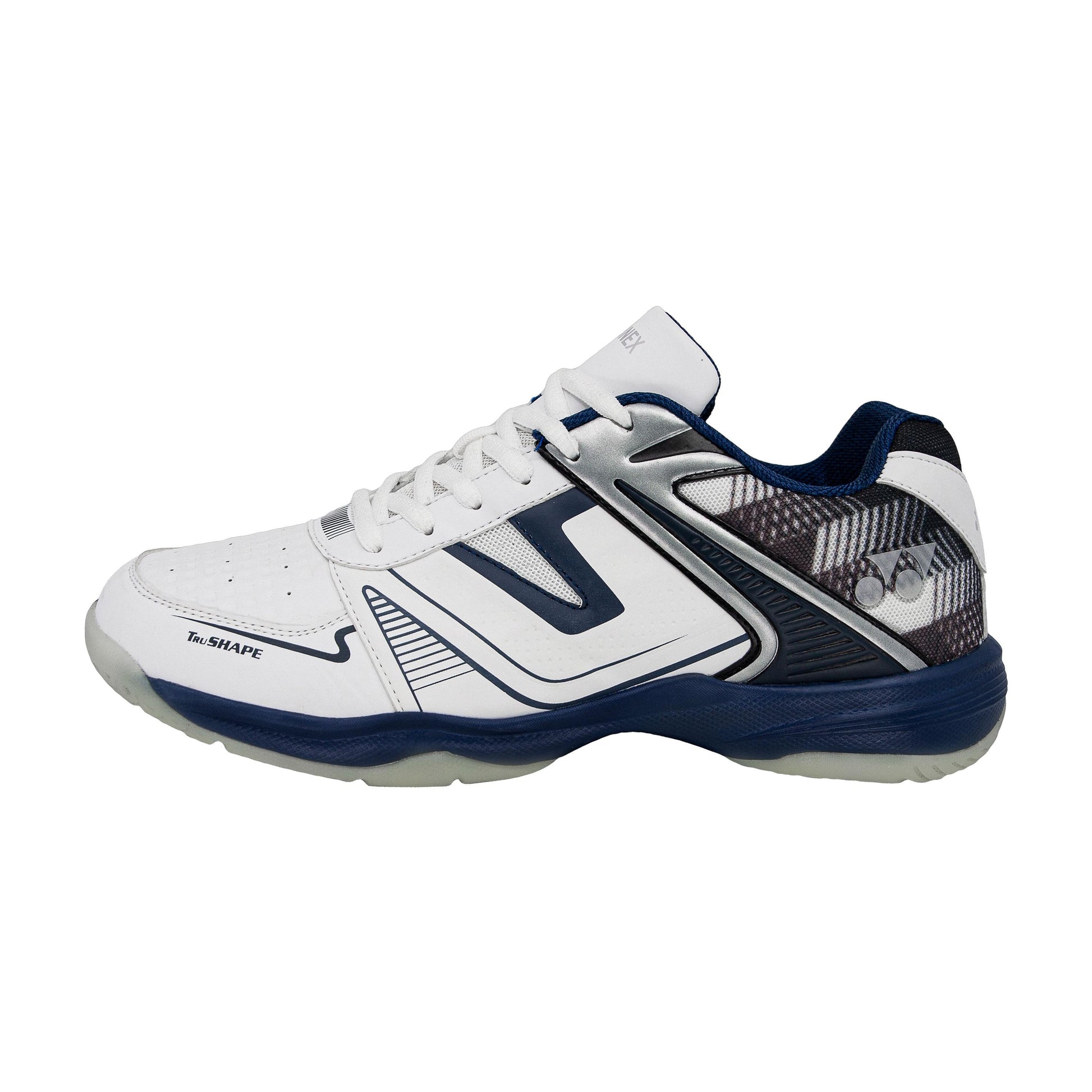 WHITE/NAVY BLUE