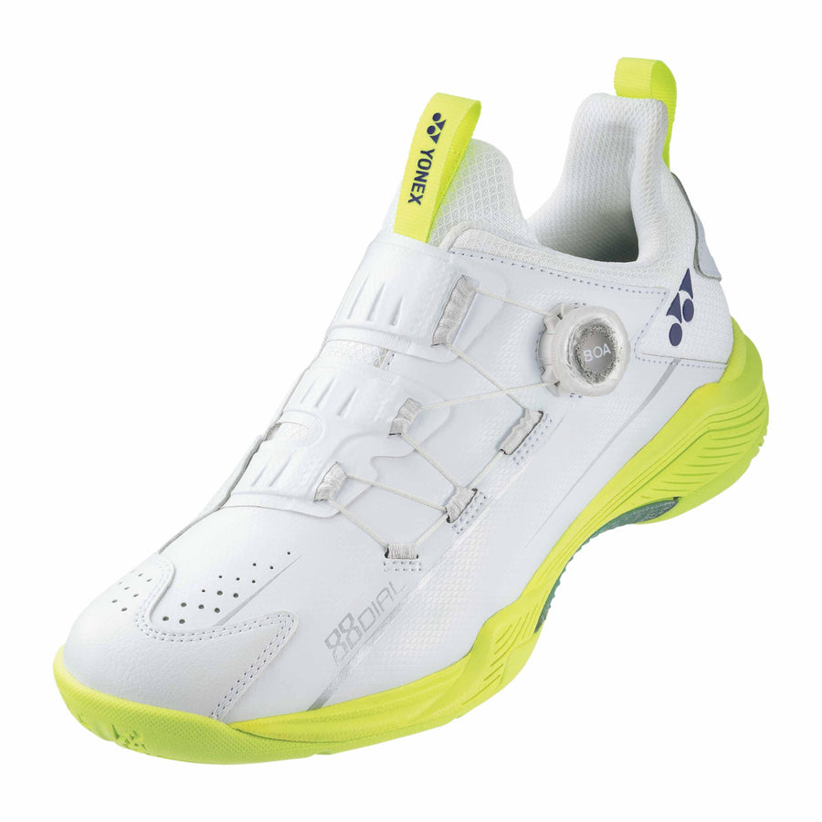 WHITE/LIME YELLOW