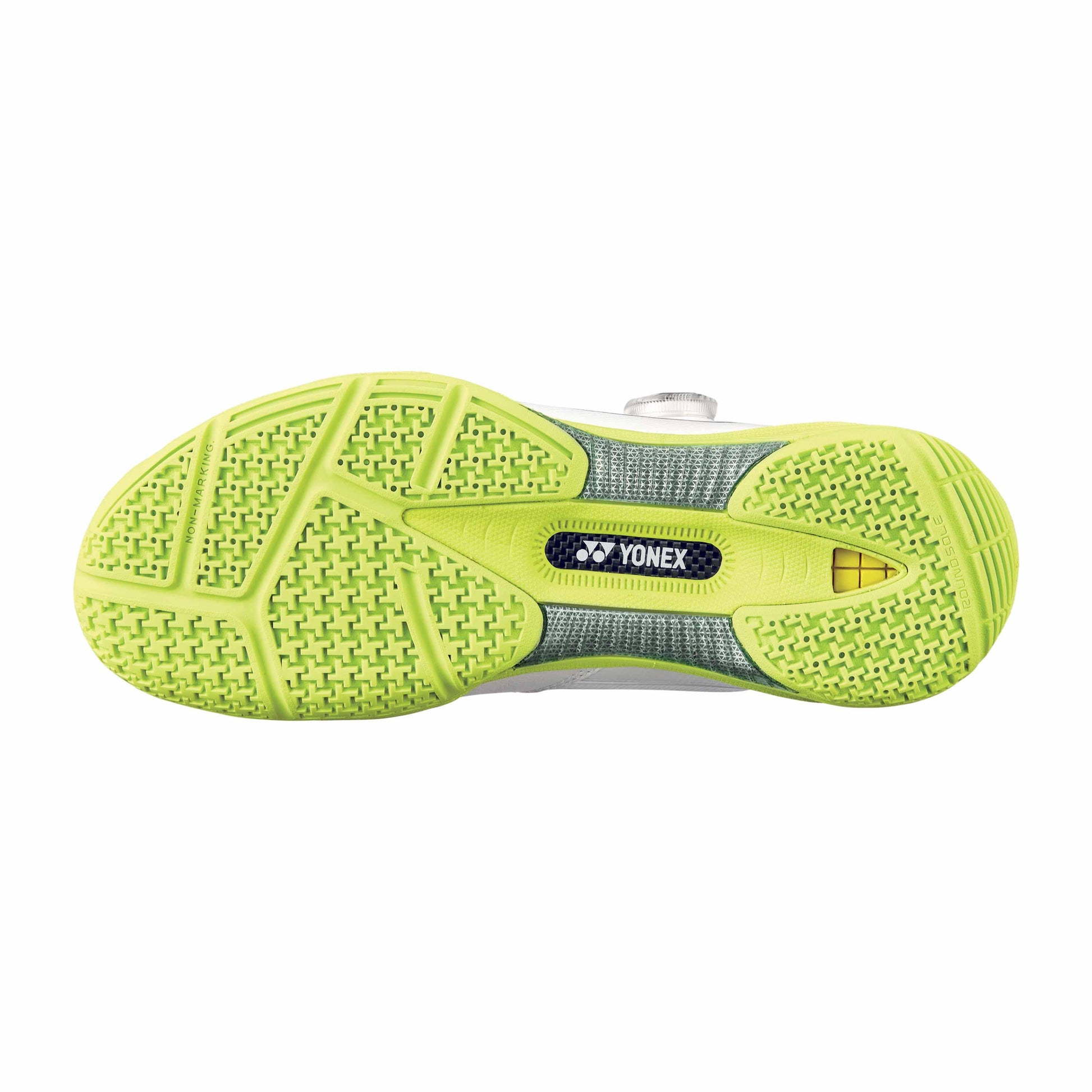 WHITE/LIME YELLOW