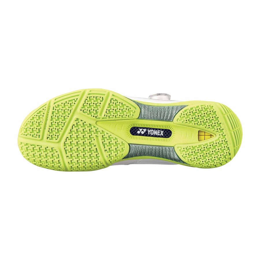 WHITE/LIME YELLOW