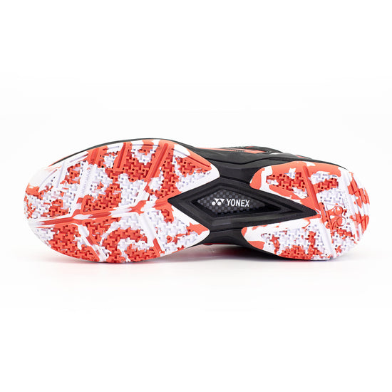 NEON CORAL / BLACK / SILVER