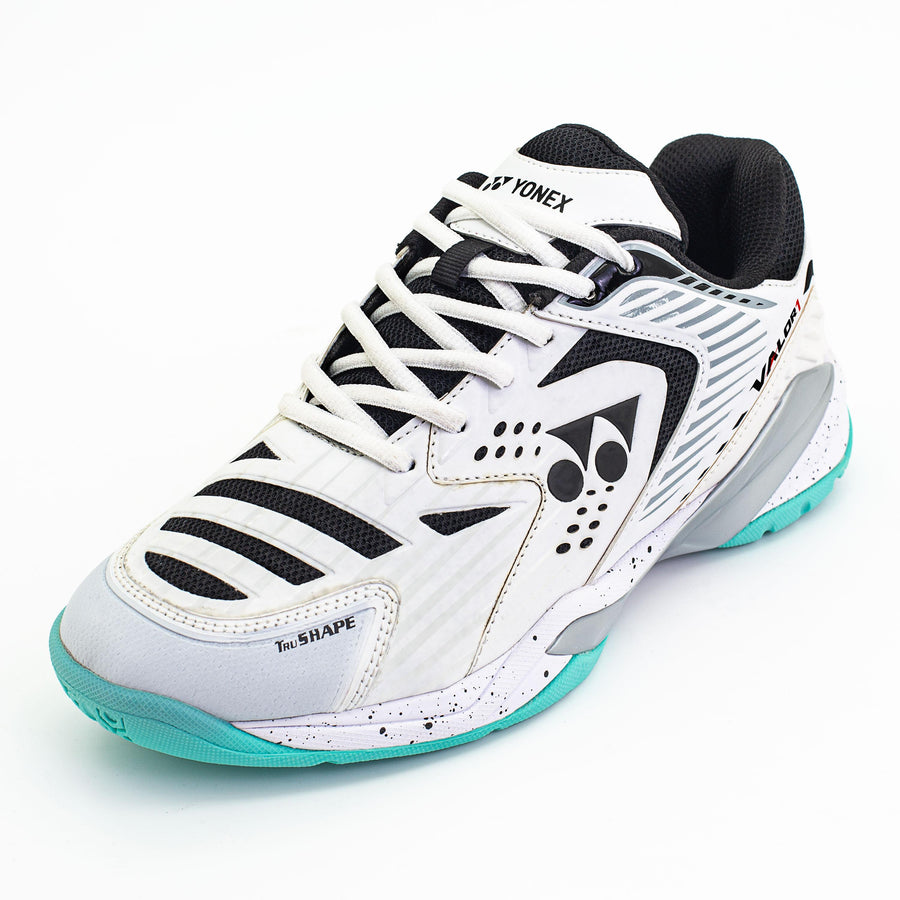 WHITE / BLACK / AQUA BLUE