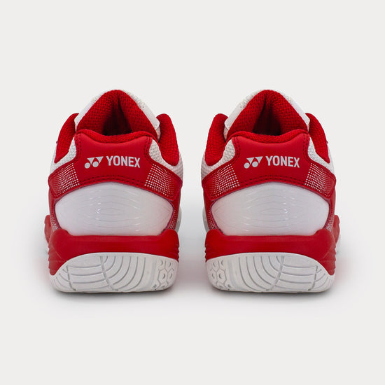 WHITE / RACING RED