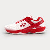 WHITE / RACING RED