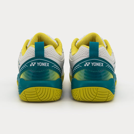 WHITE / DEEP TEAL