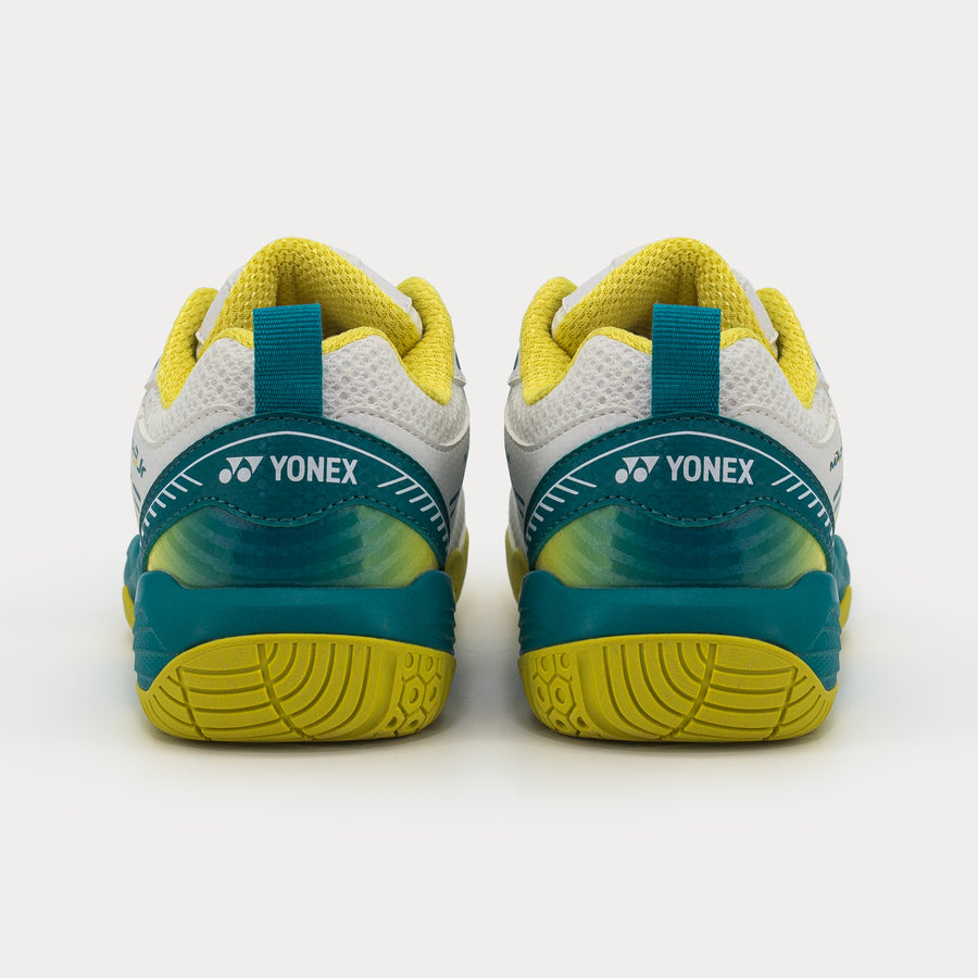 WHITE / DEEP TEAL