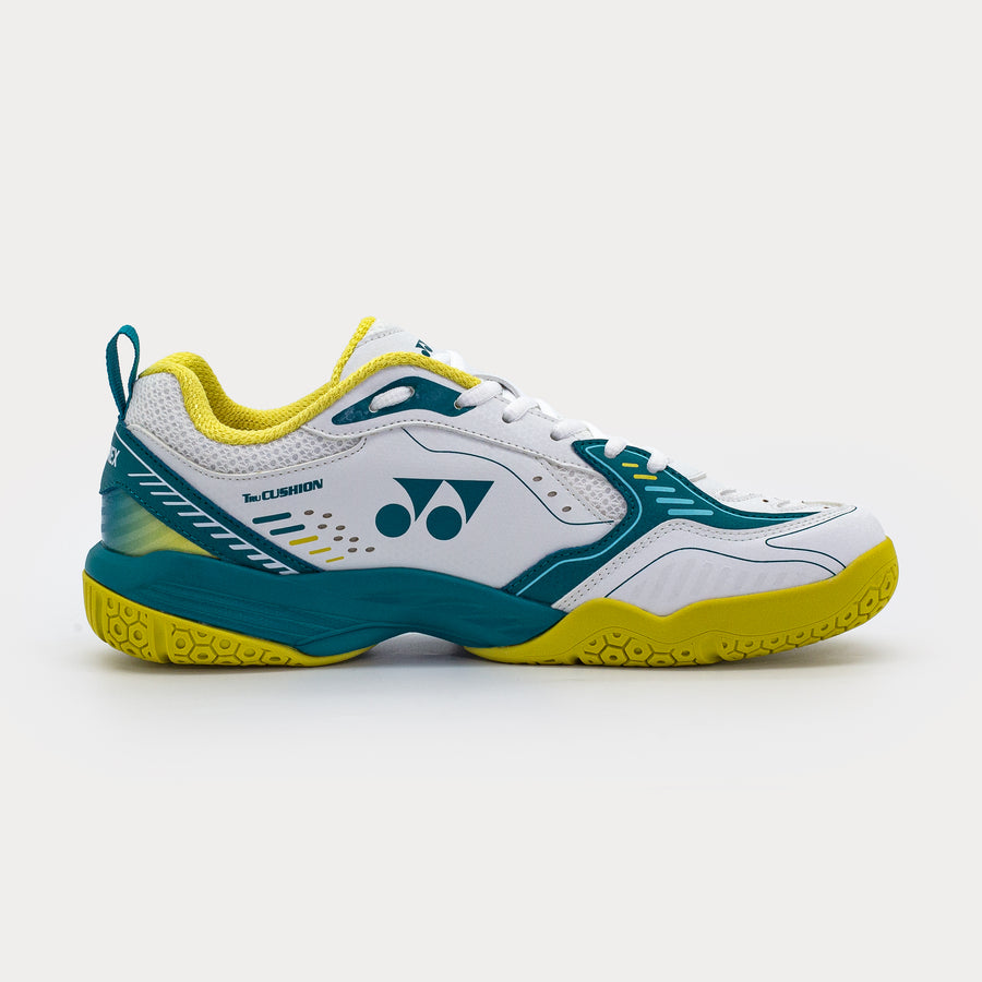 WHITE / DEEP TEAL