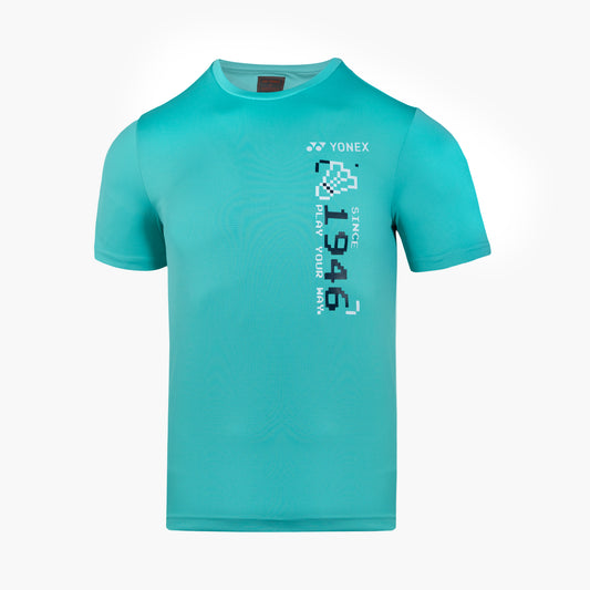 YONEX MENS ROUND NECK T-SHIRT    RM-S092-3035-EASY5-S