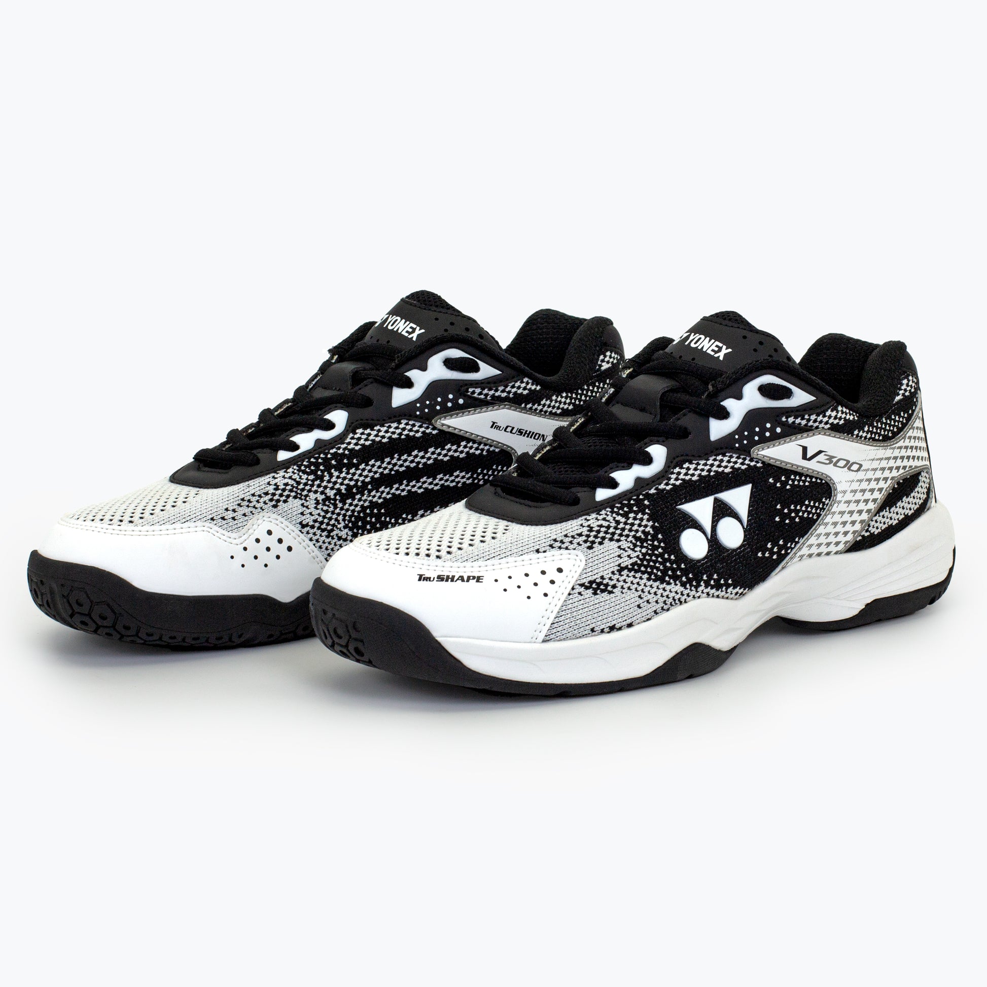 WHITE / BLACK
